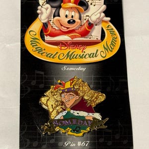Disney Magical Musical Moments Disney Pin Hunchback Of Notre Dame Quasimodo Someday