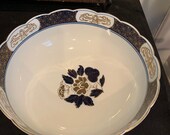 Gold Imari Japanese Oriental Hand Painted Bowl