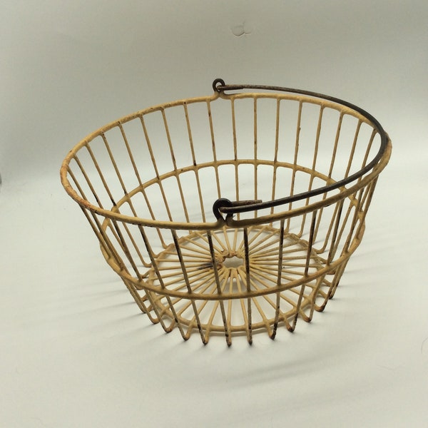 Wire Egg Basket Etsy