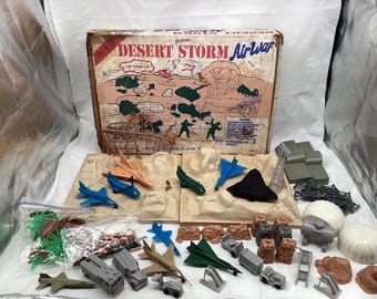 Vintage MARX 1991 Marx Desert Storm AIR WAR Play Set # 4791