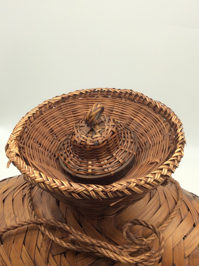 Vintage Philippine Ifugao Wicker Fish Creel Trap Basket Hand Etsy
