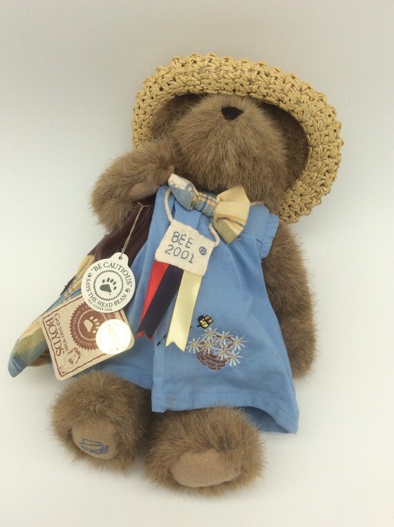 Vintage 2001 Boyd's Bears Longaberger Honey Bee Beary Plush Bear