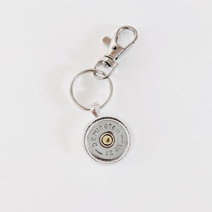 Shotgun shell Keychain Shotgun shell bullet key ring Hunting Clay shoot Trap Skeet shoot Winchester Remington Federal Fiocchi 12 or 20 gauge
