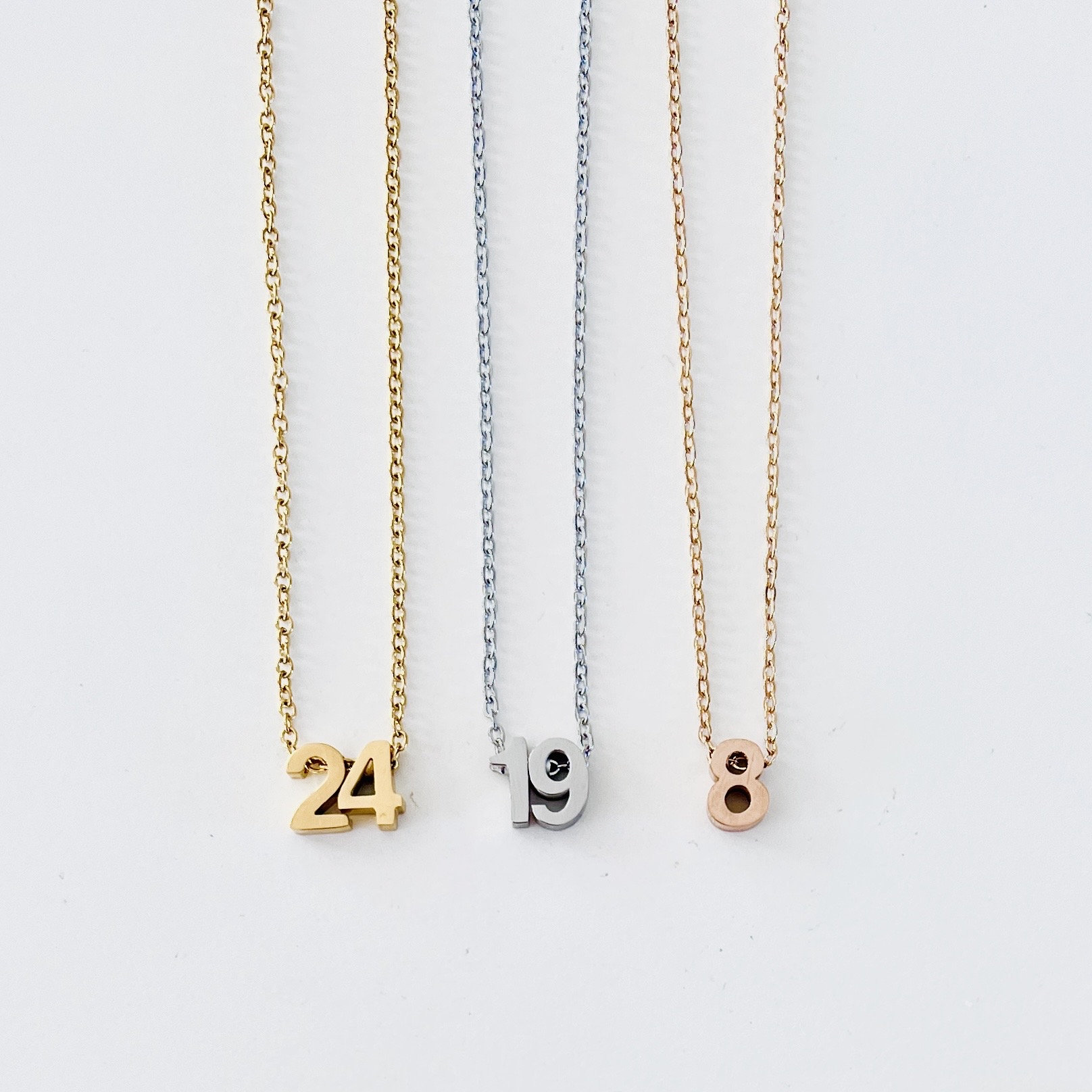 Sports Number Necklace, Number Necklace, Baseball Softball Number ...