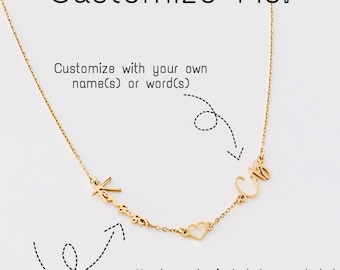 Custom Personalized Name Necklace - Pre-order - 4 to 6 week turnaround time
