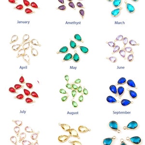 Add-on Birthstone Charm Pendant