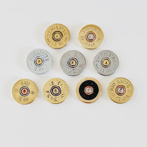 Shotgun shell golf ball marker 12 gauge shotgun shell slice Winchester Remington Unique golf ball marker Golf Fathers Day gift for dad