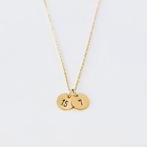 Sports Number Necklace: Stainless Steel Gold Silver Baseball, Basketball, Volleyball, Softball Sports Mom Jewelry