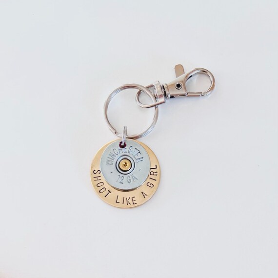 Shotgun Shell Keychain Shotgun Shell Bullet Key Ring Hunting Etsy