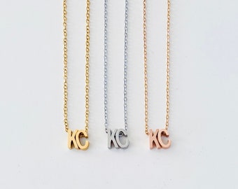 Small Kansas City KC Soccer Necklace: Current Minimalist KC Jewelry Sporting Womens