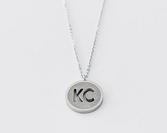 KC Soccer necklace: Kansas City Inspired Stainless Steel Current Jewelry Gold or Silver Sporting
