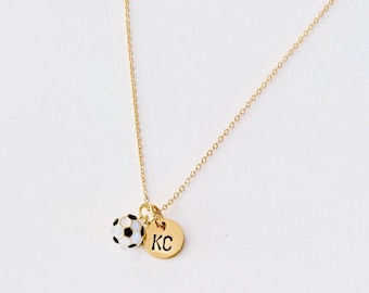 Kansas City Soccer Ball Necklace: Current Soccer Charm KC Necklace Sporting Jewelry