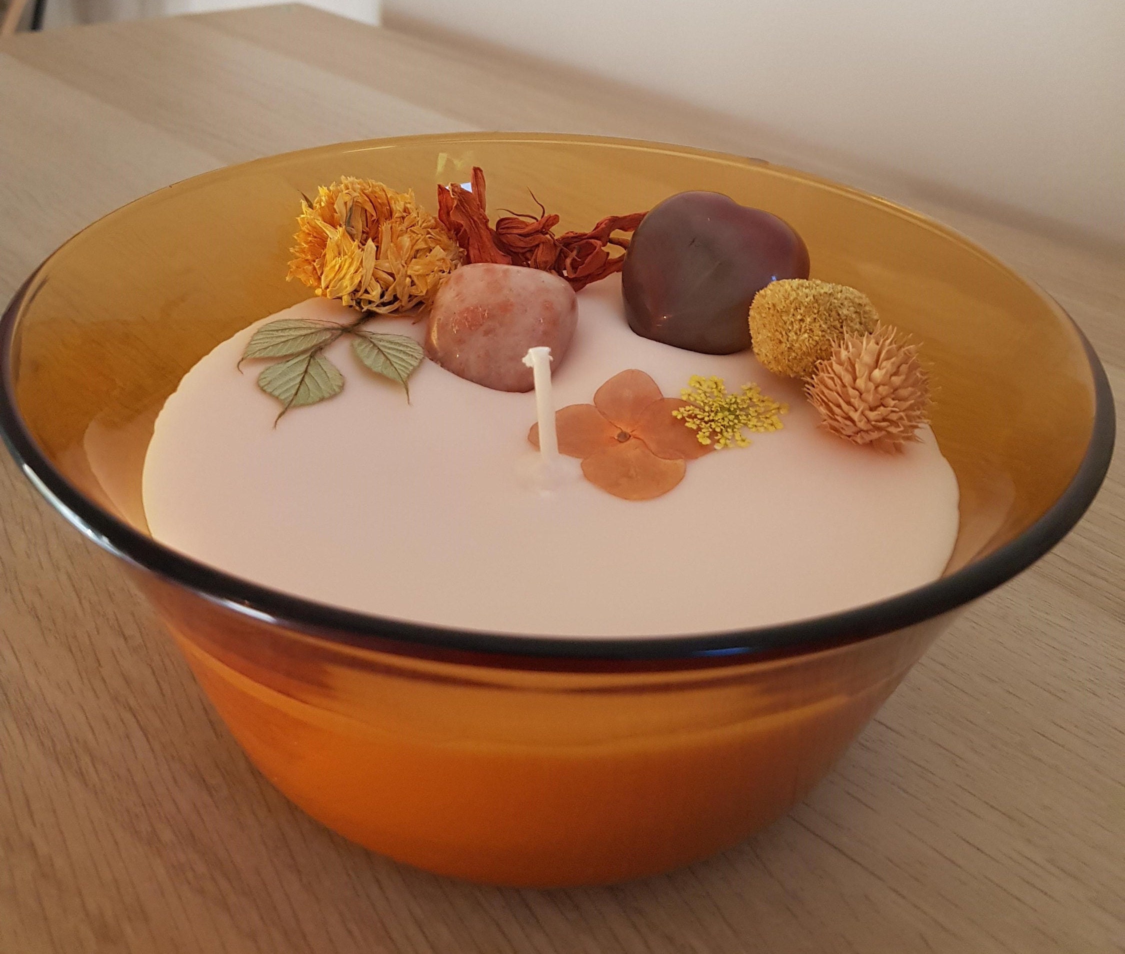 Bougie Liberté - Vintage Bougie Ambrée-