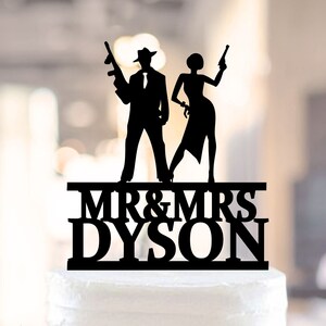 Tortenstecker Bonnie und Clyde,Gun Hochzeitstorte Tortendeko,Gatsby Cake Topper,Gatsby Hochzeitstorte Topper,Gangster oder Shooter Cake Topper 1261