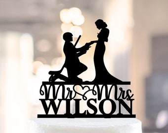 Hockey Wedding Cake Topper, Ice Hockey Wedding Topper, Hockey Theme Wedding, Winter Wedding Cake Topper, Personalized Hockey Cake Topper