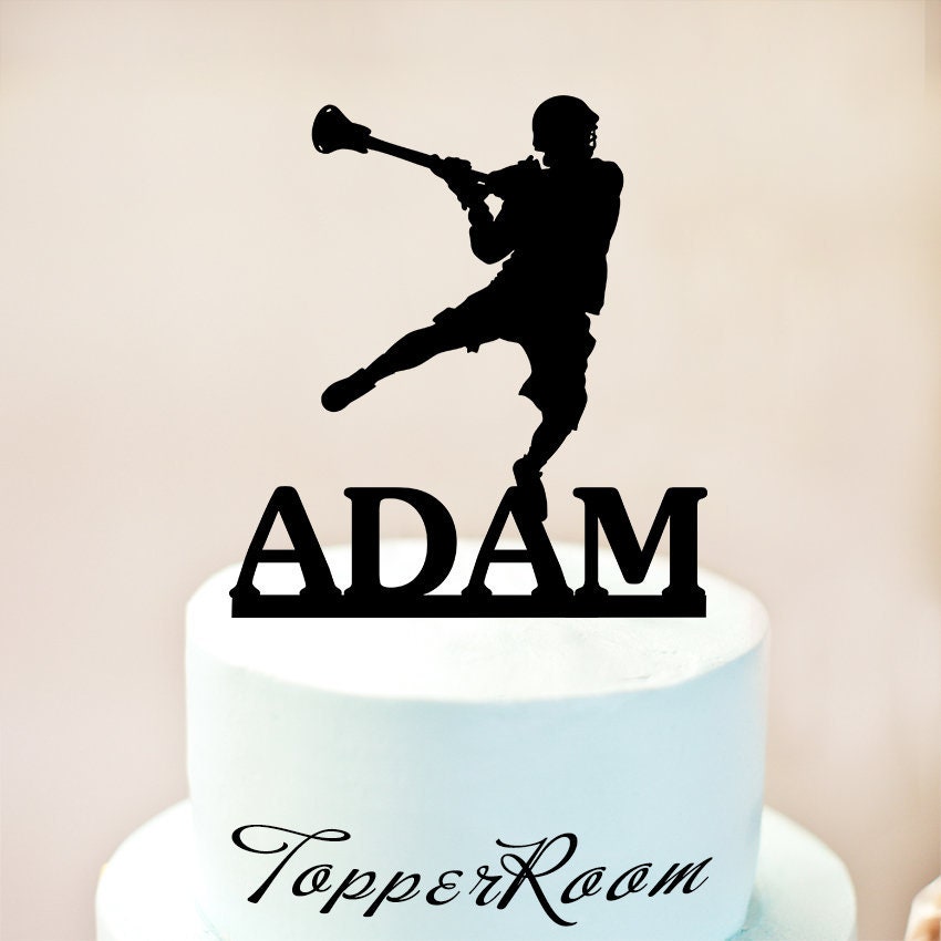 Lacrosse Cake topperLacrosse Birthday Cake topperLacrosse Etsy