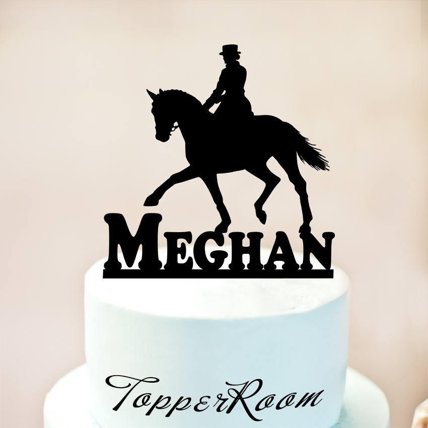 Dressage Horse Cake TopperHorse Cake TopperHorse cake Etsy