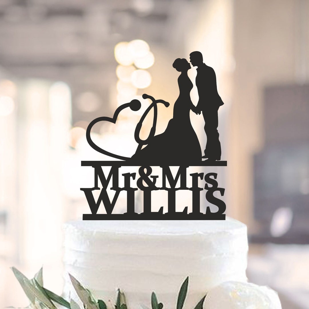 Wedding Cake Topper,physician Wedding Cake Topper,medical Doctor