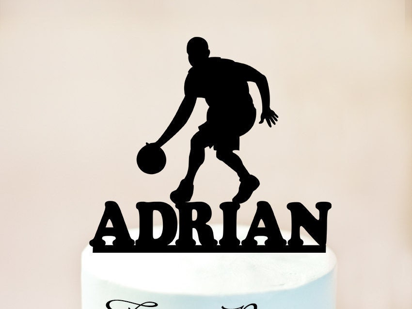 Basketball Cake TopperSport Cake TopperBirthday Party Etsy