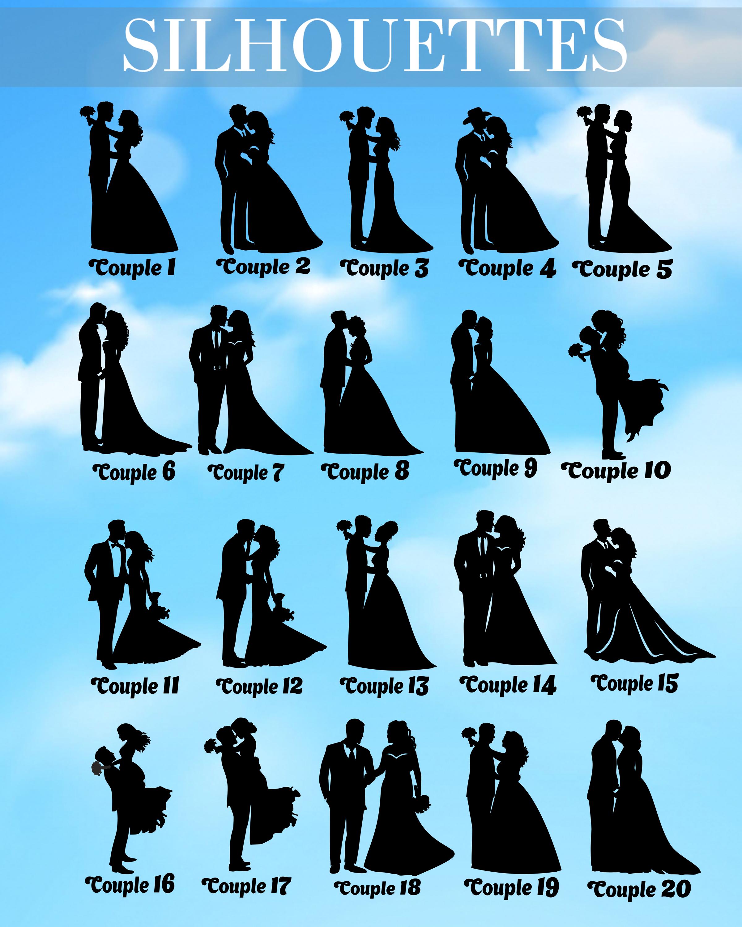 Cake Topper Matrimonio Con Cane – Silhouette Sposi E Cane – Regalo Per Nozze Amanti Degli Animali - 2