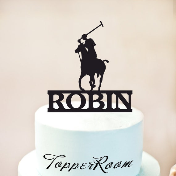 Polo Cake Topperpolo Player Cake Topperpolo Player Etsy