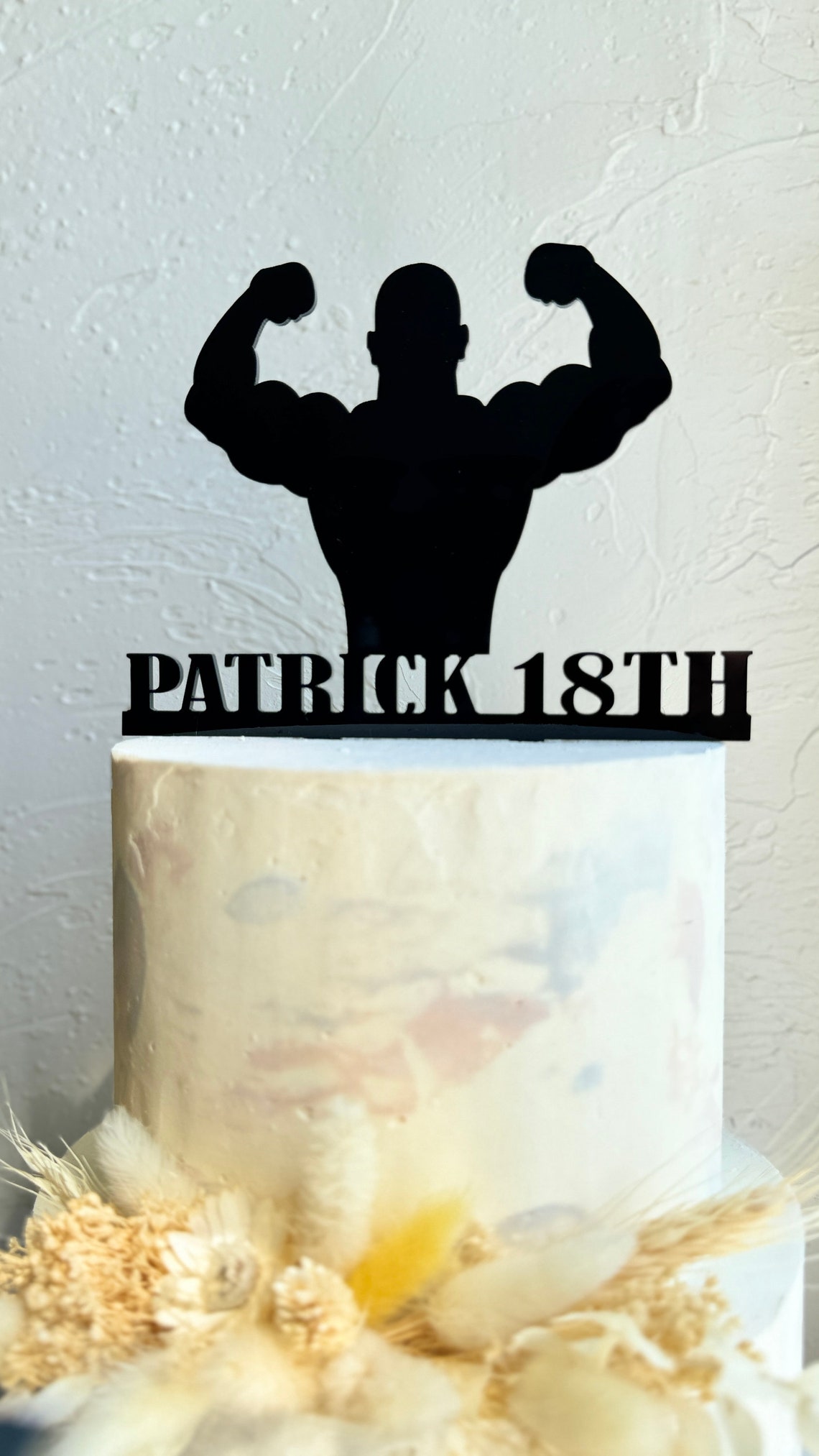 Trainer Cake Topper, Bodybuilder Cake Topper,weight Lifting Toppers,gym ...