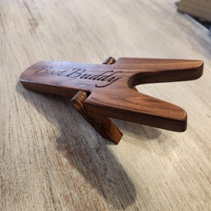 Boot Jack, Folding Boot Jack, Flat Pack, Hanging Boot Jack, Boot Remover, Shoe Remover, Folding Boot Remover, Folding Shoe Horn, Hardwood