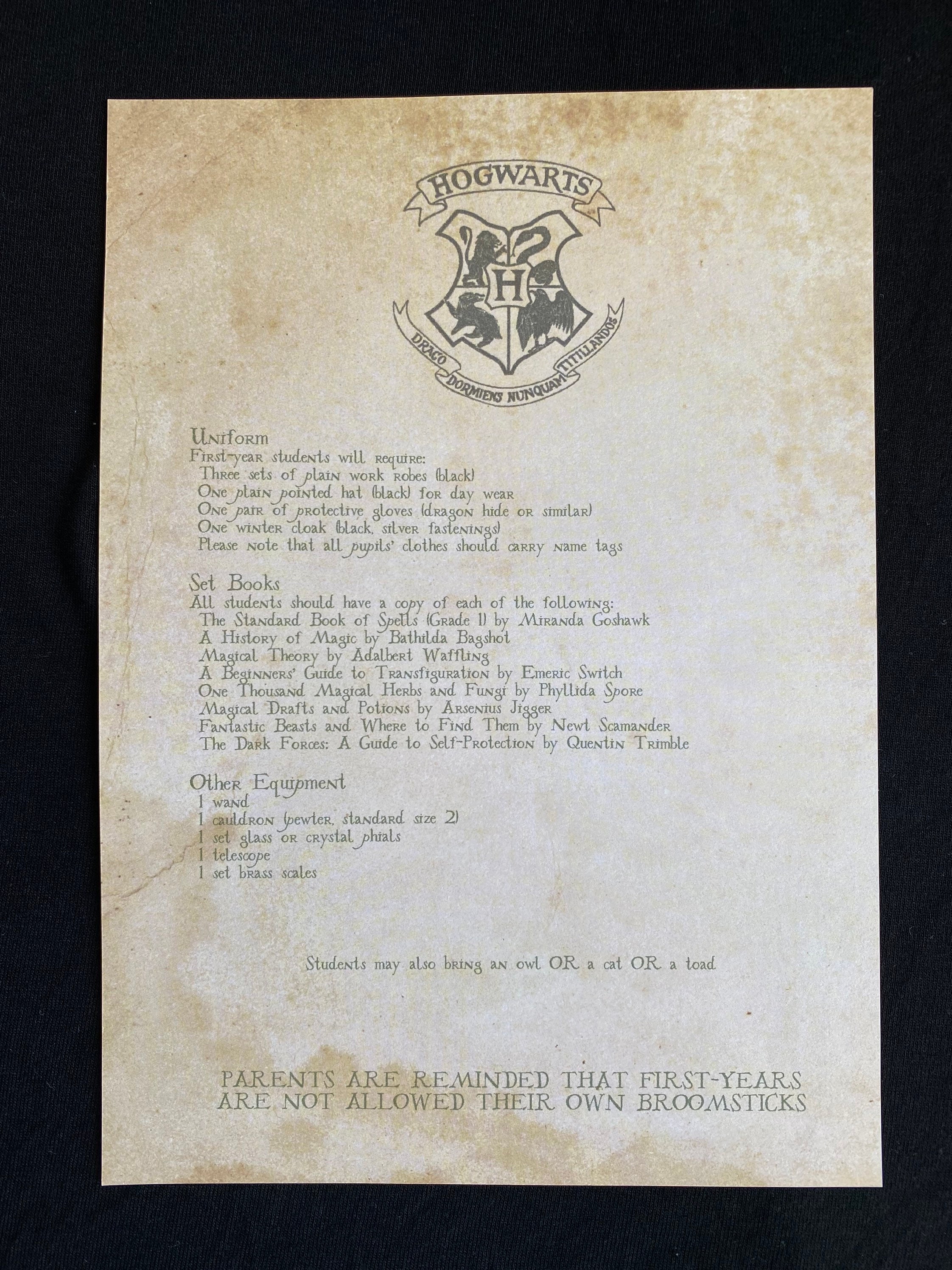 Harry Potter Hogwarts Acceptance Letter Personalized – Store – Legendary  Letters