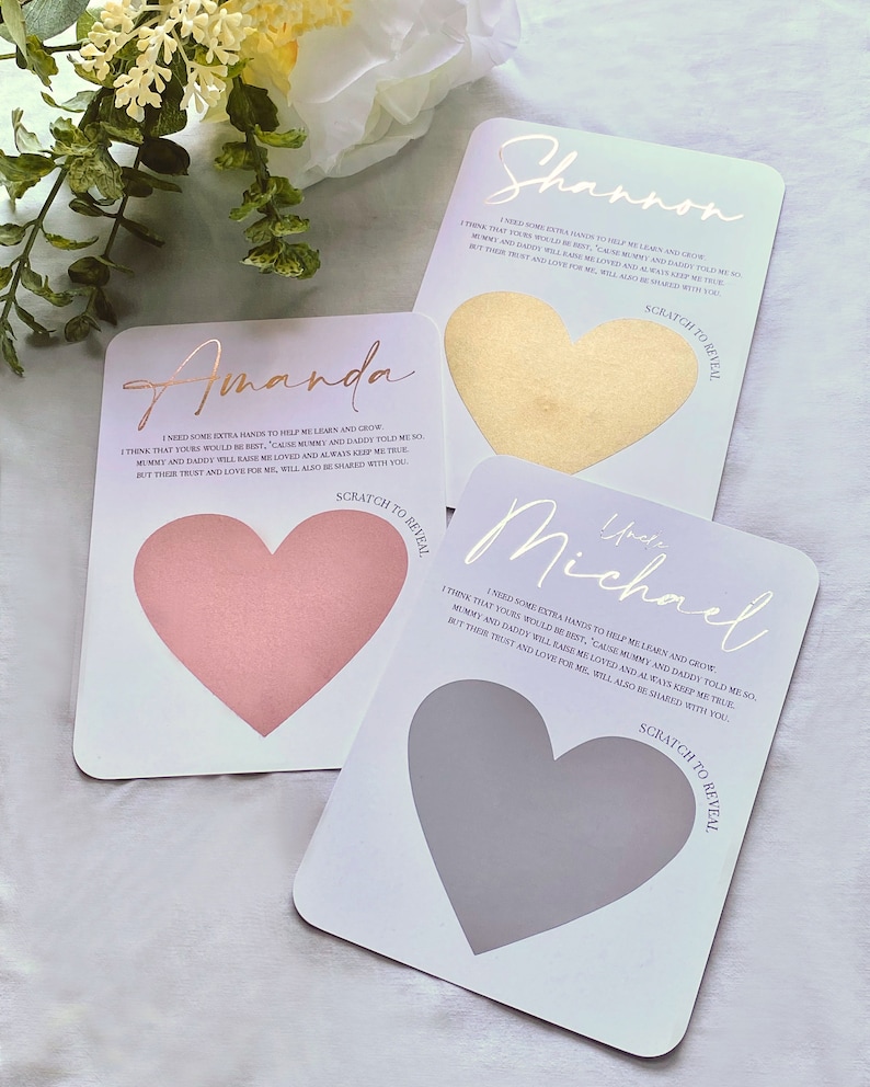 Examples of the different colours to choose from: Gold, Silver or Rose Gold