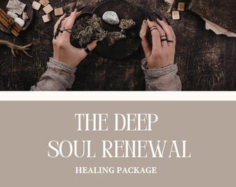 Deep Soul Renewal Healing Paket: Schamanische Reise, Chakra Scan, Kartenlegung (PDF & Audio)