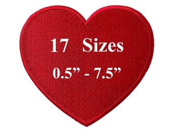 Heart Embroidery Design - 17 sizes - Small Heart Fill Stitch Embroidery Design - Valentine Day Embroidery Design - Machine Embroidery Design