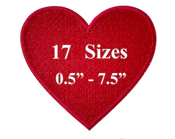 Heart Embroidery Design N3 - 17 sizes - Small Heart Fill Stitch Embroidery Design -Valentine Day Embroidery Design-Machine Embroidery Design