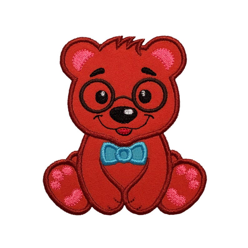 Teddy Bear Applique Design Teddy Bear Machine Embroidery Etsy