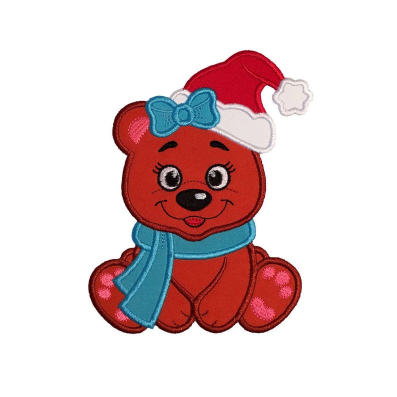 Christmas applique embroidery designs teddy bear applique  etsy Christmas applique embroidery designs teddy bear applique  etsy