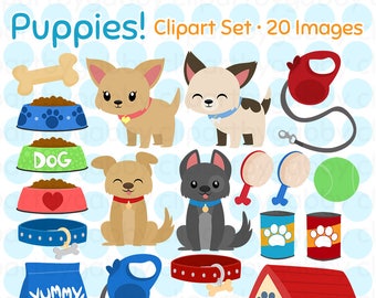 Puppies Clipart, Clip Art