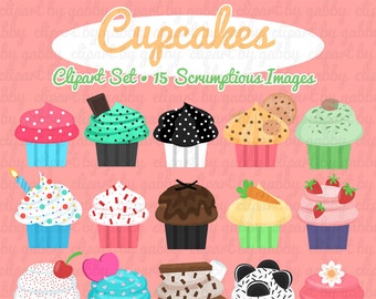 Cupcakes Clipart, Clip Art