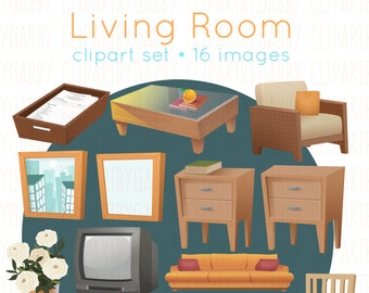 Living Room Clipart, Clip art
