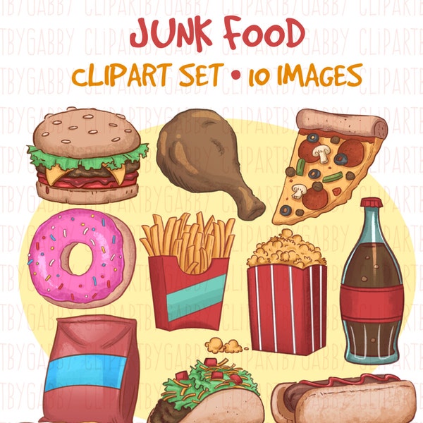 Junk Food Clipart, Clip Art
