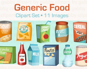 Generic Food Clipart, Clip art