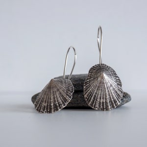 Limpet | Sterling Silver Earrings,silver 925 jewelry, shell earrings, shell jewelry, sea jewelry