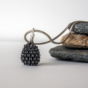 Pine Cone | Sterling Silver pendant, nature jewelry, silver 925 jewelry, forest jewelry, silver pendant