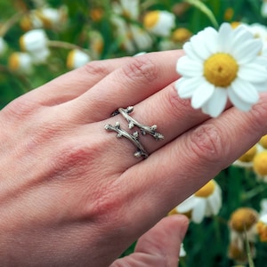 Twigs | Sterling Silver Ring, silver 925 jewelry, nature jewelry, twig ring, silver ring