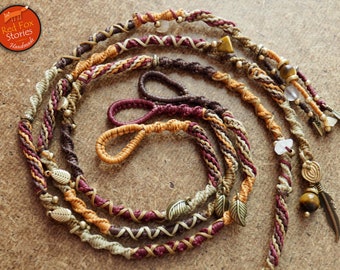 Clementine | Macrame Hairwrap, Ateba, dreadwrap, hair jewelry, dread jewelry, festival accessories, festival jewelry, bohemian, hippie