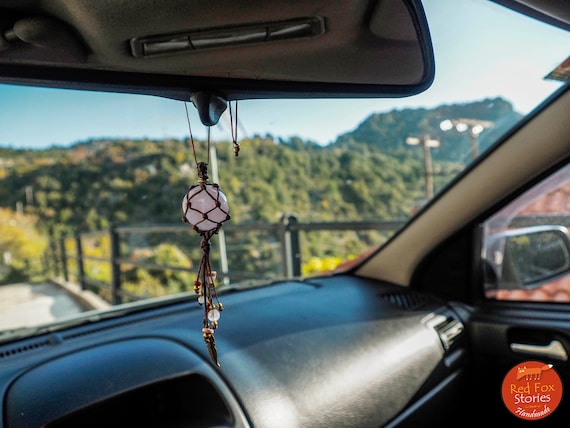 Rear view sale mirror crystal hanger