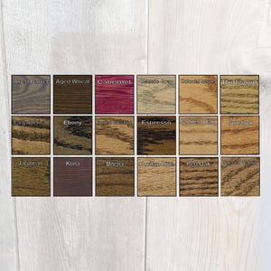 Stain Color Palette from the drop-down Menu.