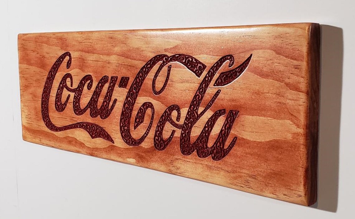 Firma de Coca Cola signo de logotipo de cocaína decoración  Etsy