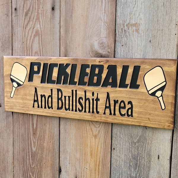 Pickleball Wooden Signs - Etsy