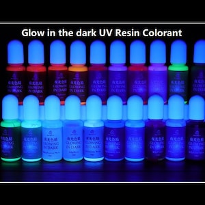 Glow in the dark UV resin colorant | Resin colorant | UV resin | Resin craft | UV resin colorant | Glow in the dark | Resin dye