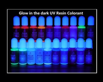 Glow in the Dark UV Harz Farbe | 10ml Harzfarbe