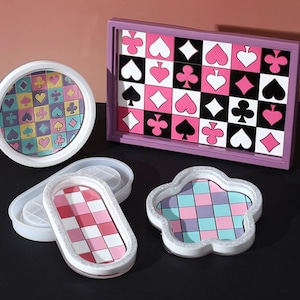Rectangular mould, base mould, silicone resin mould, flower shape mould, resin mould tray, resin mold round, resin mould, silicone mould